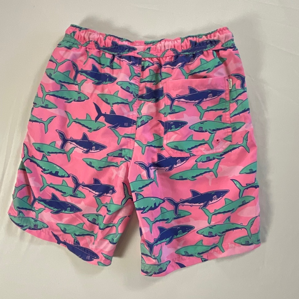 Maamgic Boys Pink Shark Swimming Trunks Size 14-16 - Picture 7 of 10